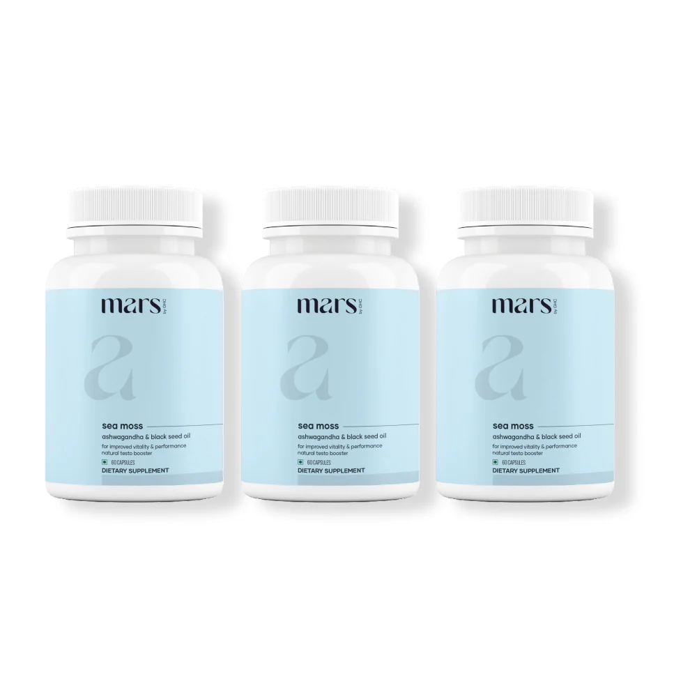Mars Natural Sea Moss Caps: Powered with Ashwagandha, Black Seed, & Vitamin D3 - Image 8
